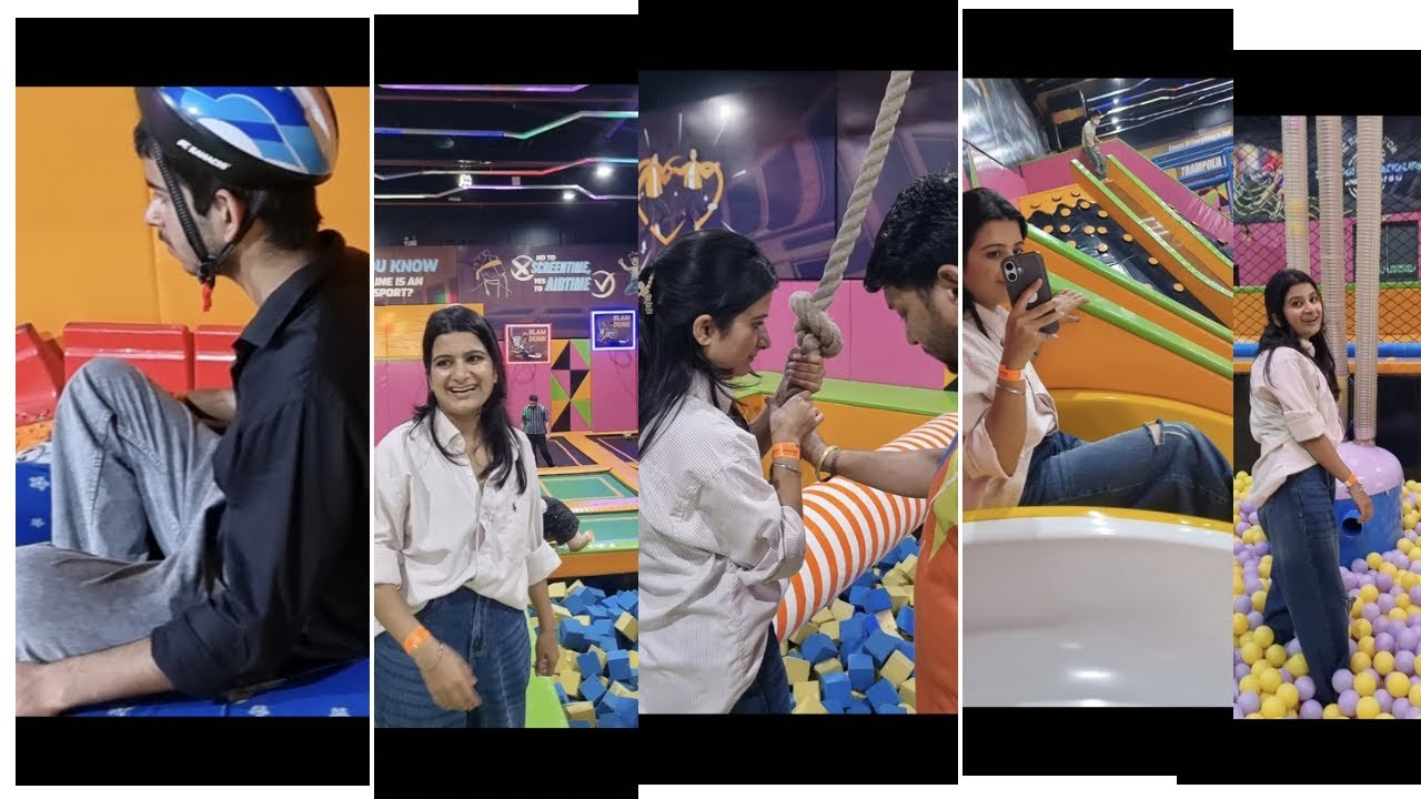 Sky jumper amusement park jammu 😍🤩🥳