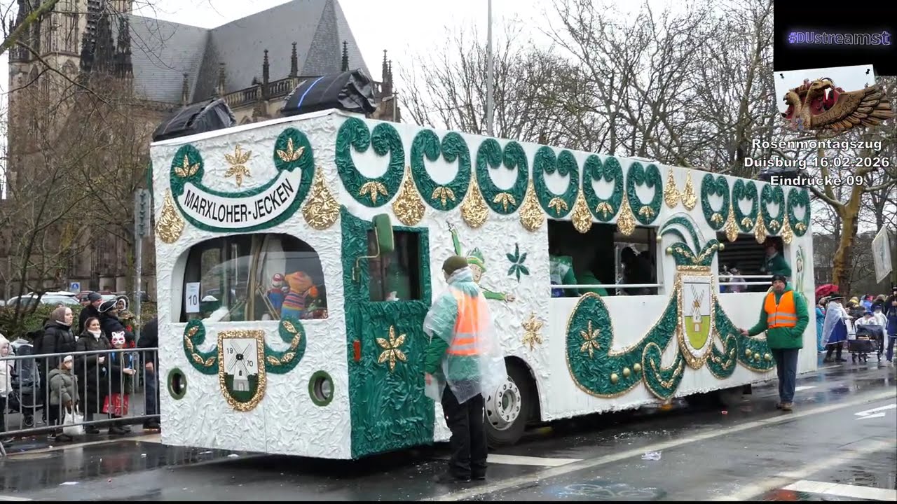 Rosenmontagszug Duisburg 16.02.2026   Eindrücke 09