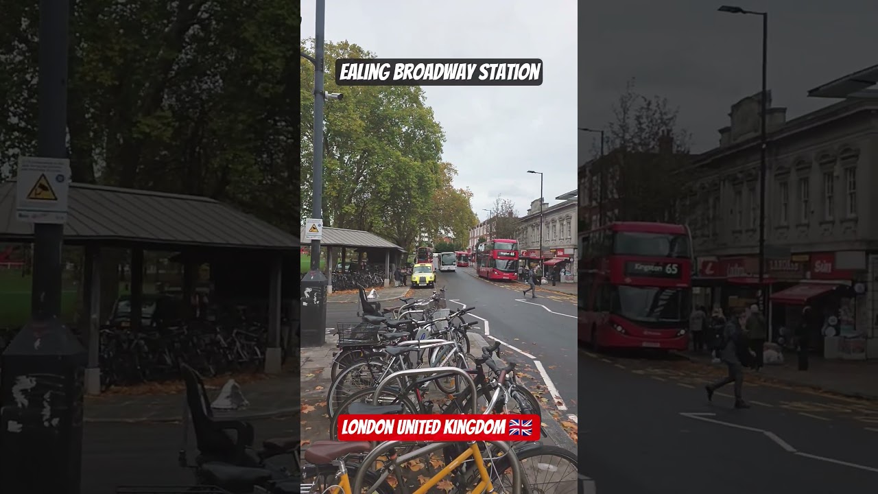 London Ealing Broadway Station | Acton London Walk Tour | England United Kingdom