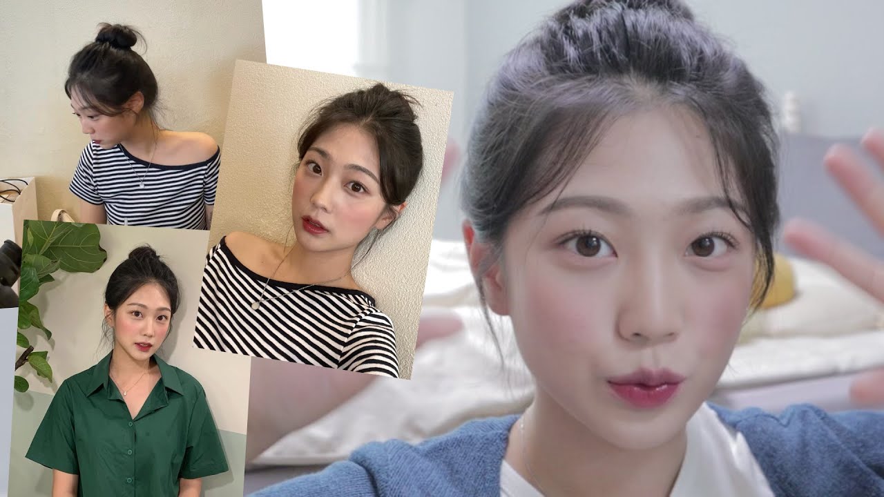 🔥요청폭주🔥내가 일주일 중 5일은 하는 똥머리 ! | 똥손도 다 드루와 .. 머리 끈만 들고 ..🙆🏻‍♀️