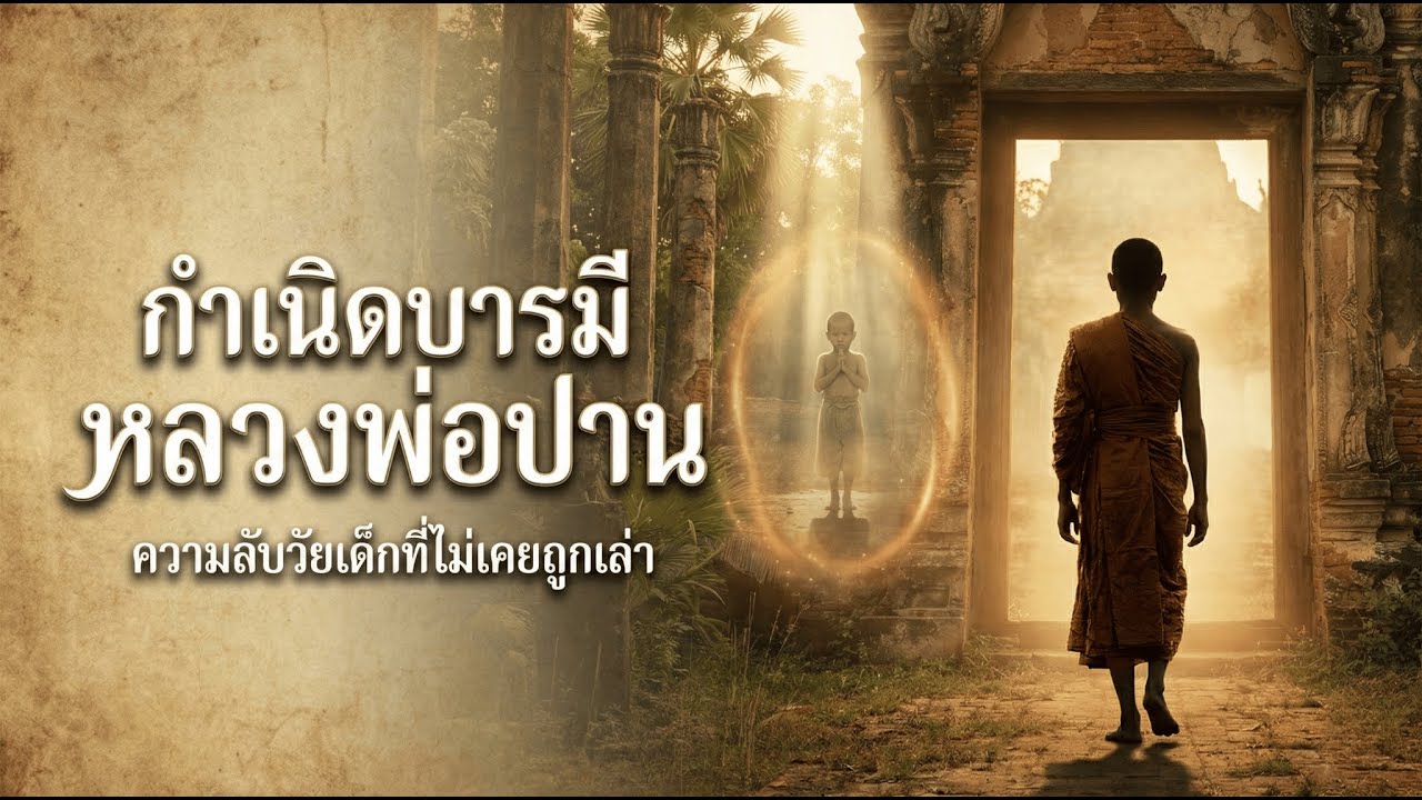 ประวัติหลวงพ่อปาน Ep.6 : จุดเริ่มต้นแห่งบารมี — เด็กชายผู้ตั้งปณิธานไม่สึก #ประวัติหลวงพ่อปาน