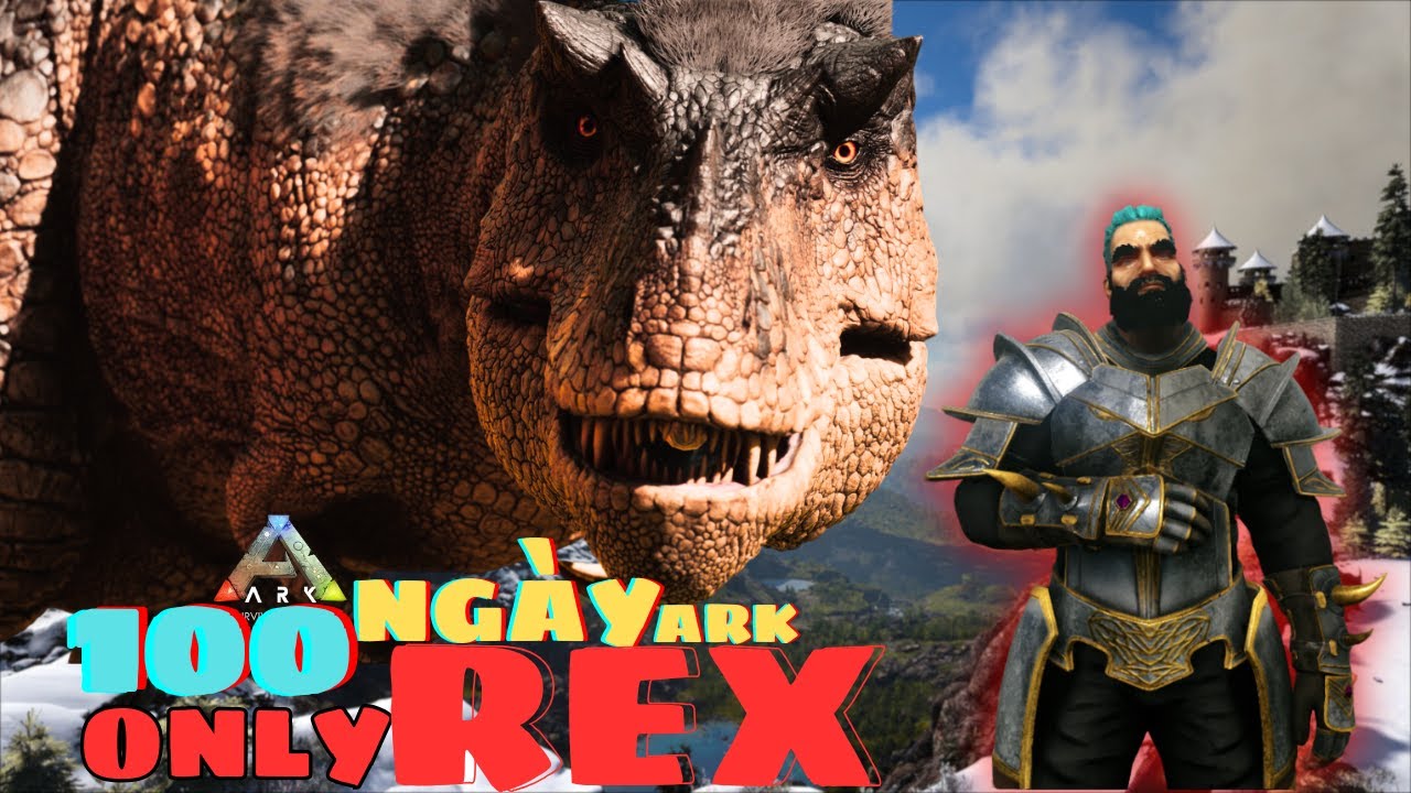 Sinh tồn trong thế giới 100% Là REX  [ Ark : The Center ] - CabGaming