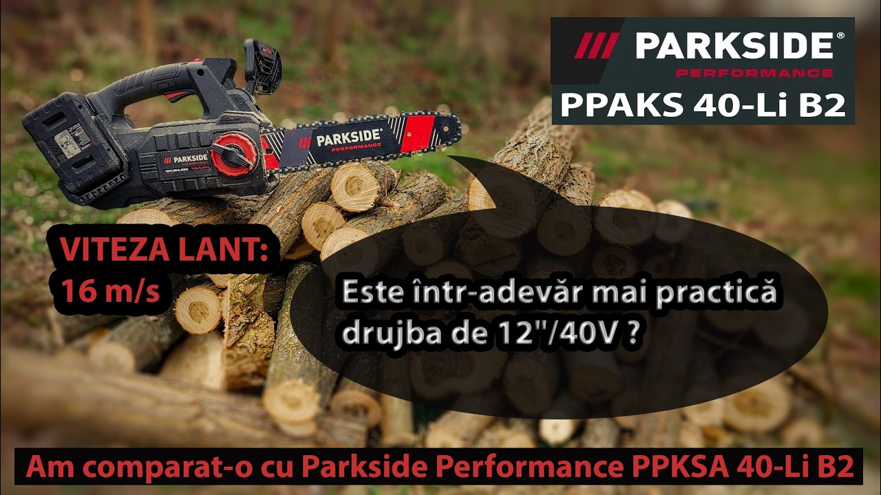 Cât de practică este drujba compactă de 40V/12