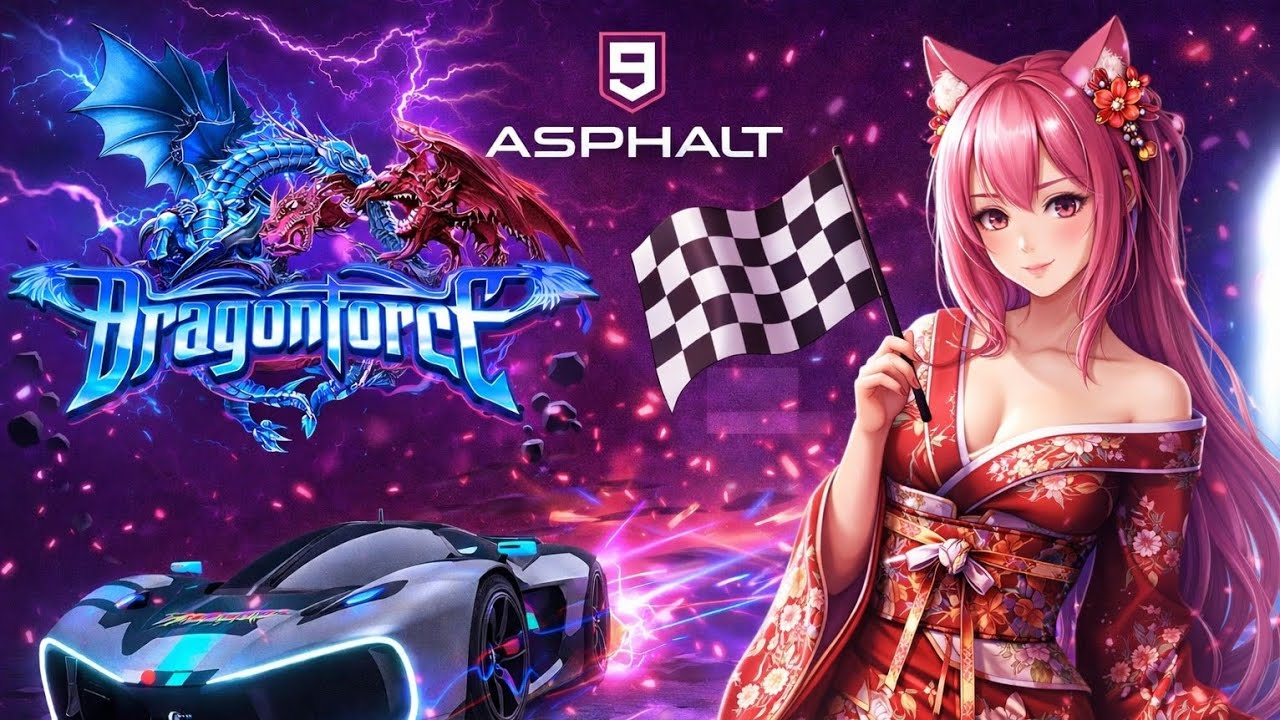 DragonForce Update Gameplay 🔥 | MAX NITRO & CRASHES | Asphalt 9 @CyberPunkFinalBossYT 