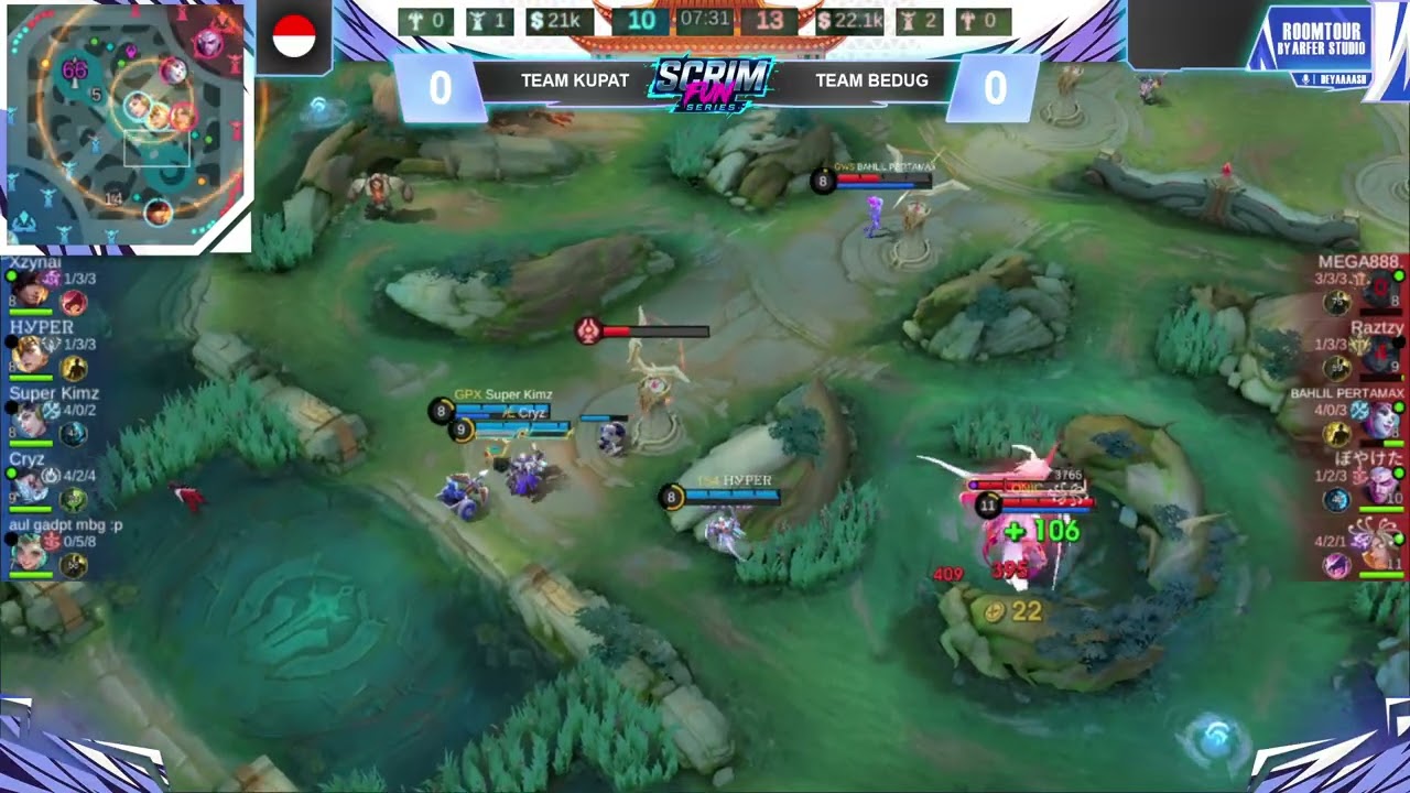 TEAM KUPAT VS TEAM BEDUG | Match 2 | Scrim Fun Series - Mobile Legends Indonesia
