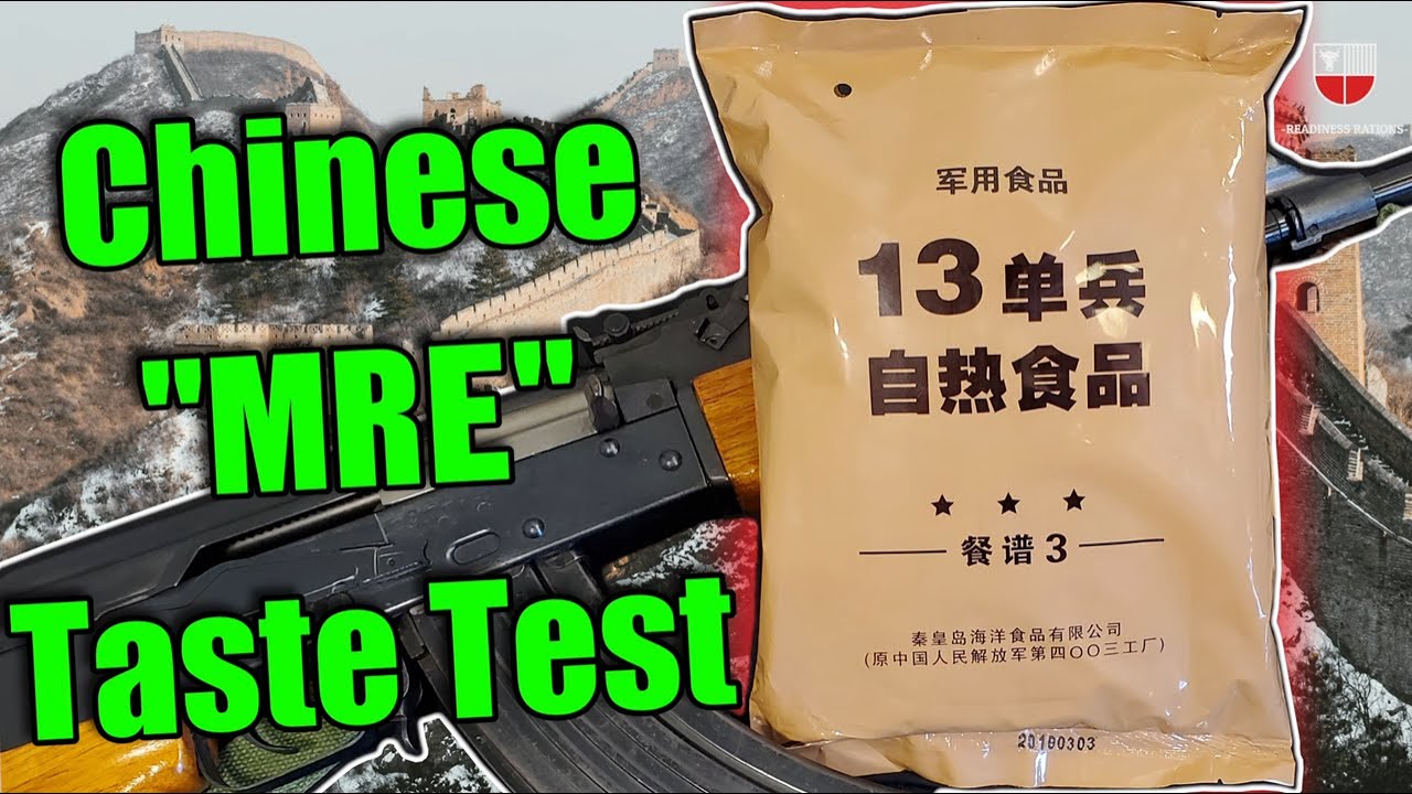 Chinese Army MRE (Type 13) PLA Self-Heating Ration 🇨🇳 China's Military Meal Ready to Eat Taste Test