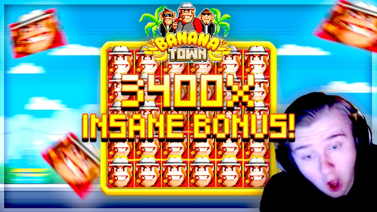 INSANE 3400X BANANA TOWN BONUS