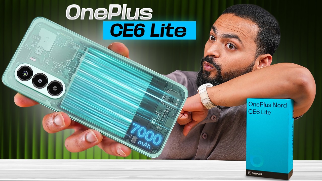 OnePlus Nord CE 6 Lite Unboxing ⚡ | 144HZ Display + 7000mAh 🔋 | Mediatek Dimensity 7400 Apex ⚡️
