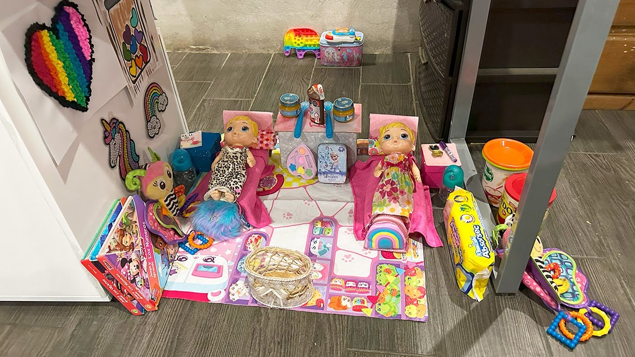 HAGO un CUARTO para las BABY ALIVE Debajo de MI ESCRITORIO