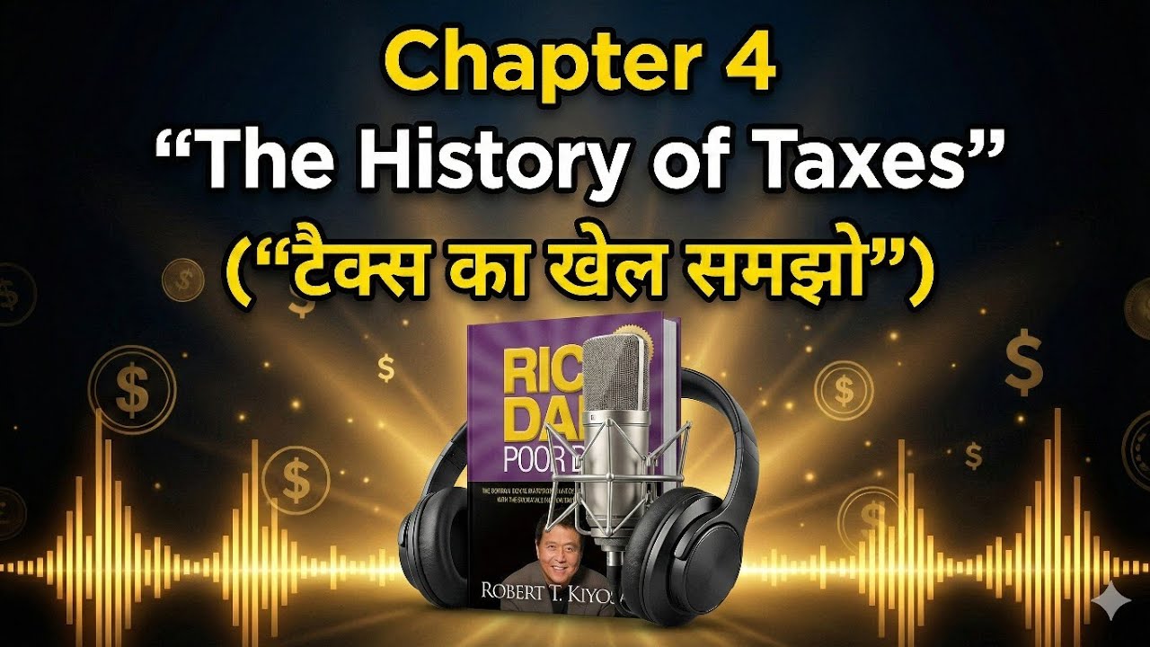 Rich Dad Poor Dad Chapter 4 (Hindi) | टैक्स का असली खेल समझो 💼