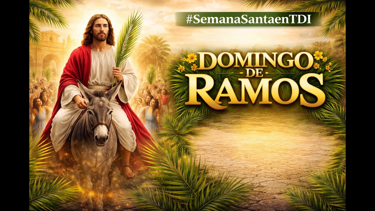 #Envivo | #SemanaSantaenTDI | Domingo de Ramos