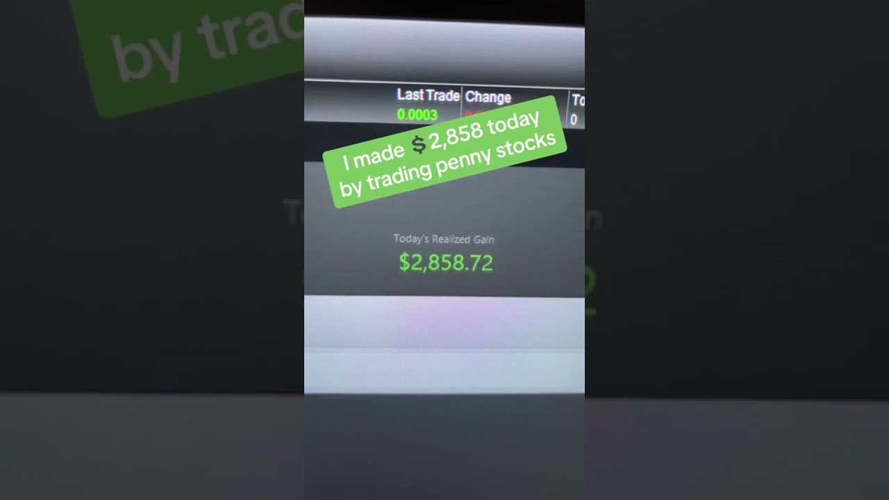 I made nearly $5,000 in 2 days! #daytrading #pennystocks