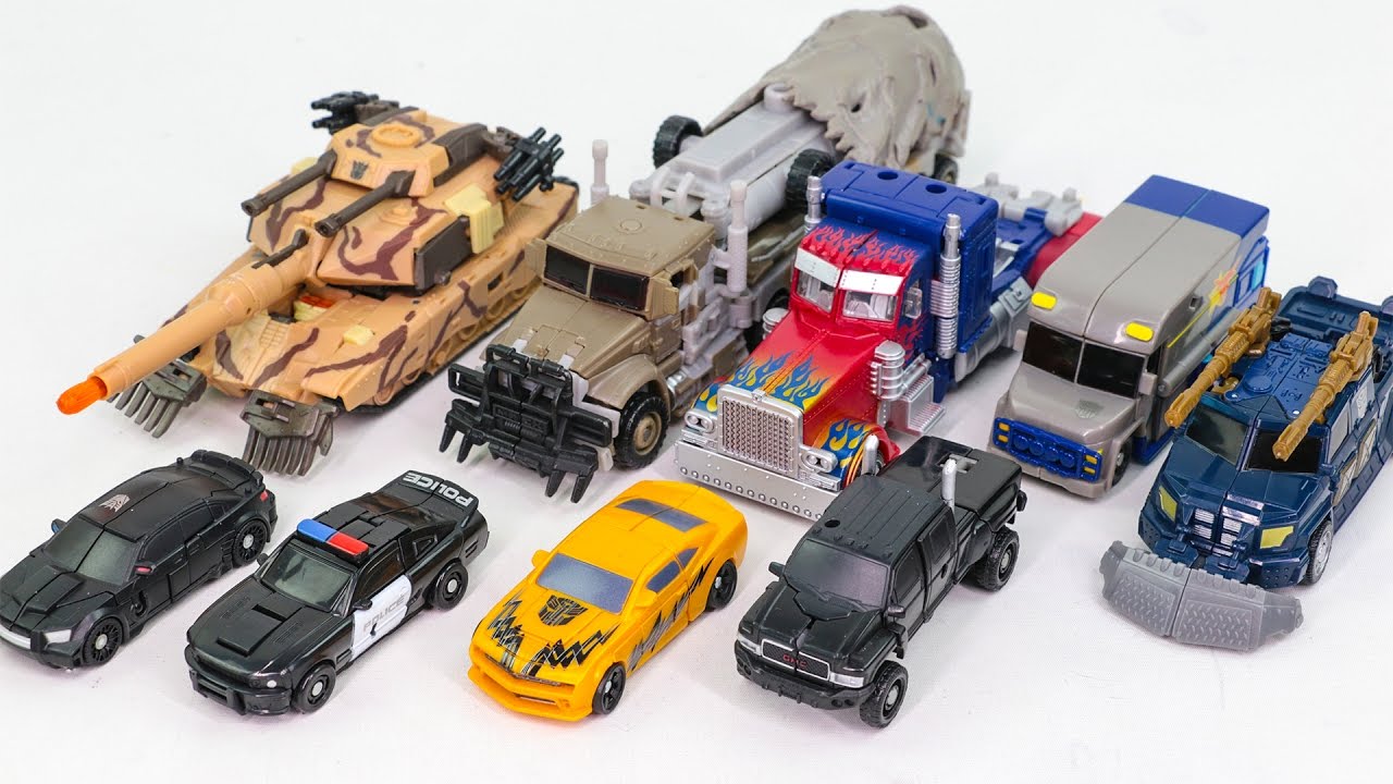 Transformers Optimus Prime Bumblebee Megatron Ironhide Barricade Rollbar Brawl Car Robot Toys