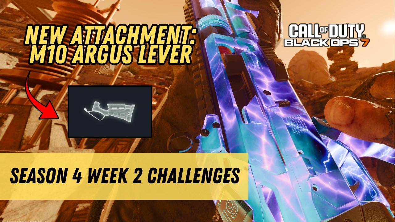 Как разблокировать M10 Breacher Argus Lever в заданиях 2-й недели 4-го сезона (Black Ops 7 Zombies)