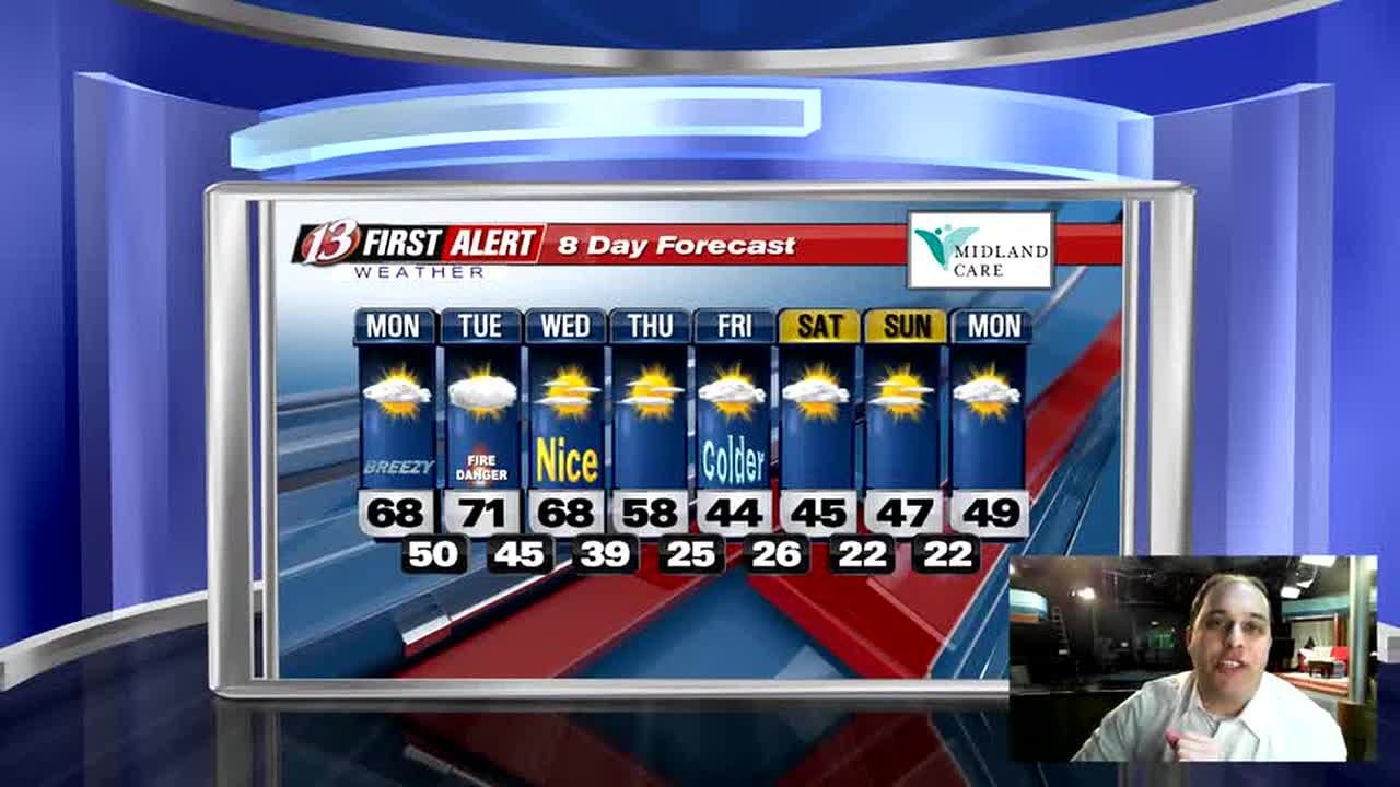 A mild start to the week