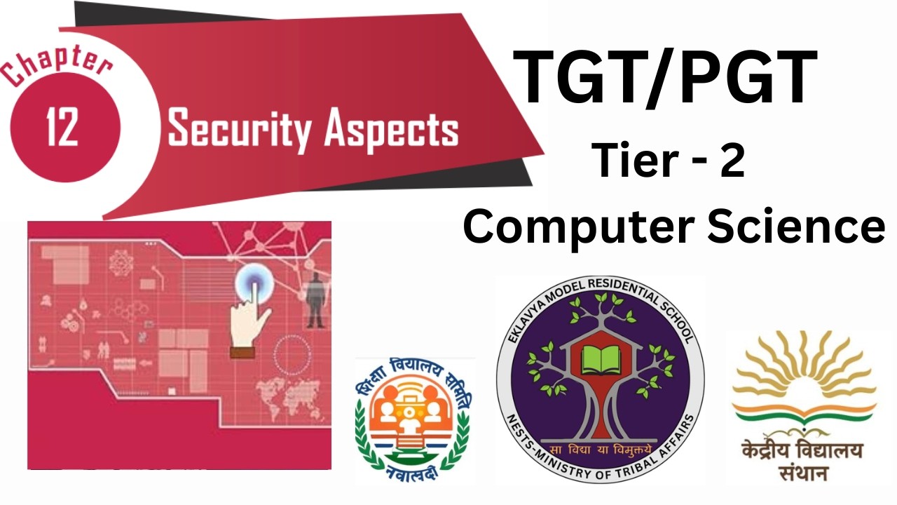 19. Security Aspects | EMRS / KVS / NVS Tier-2 EXAM | CLASS 12th - CHAPTER 12 NCERT CBSE 🔥