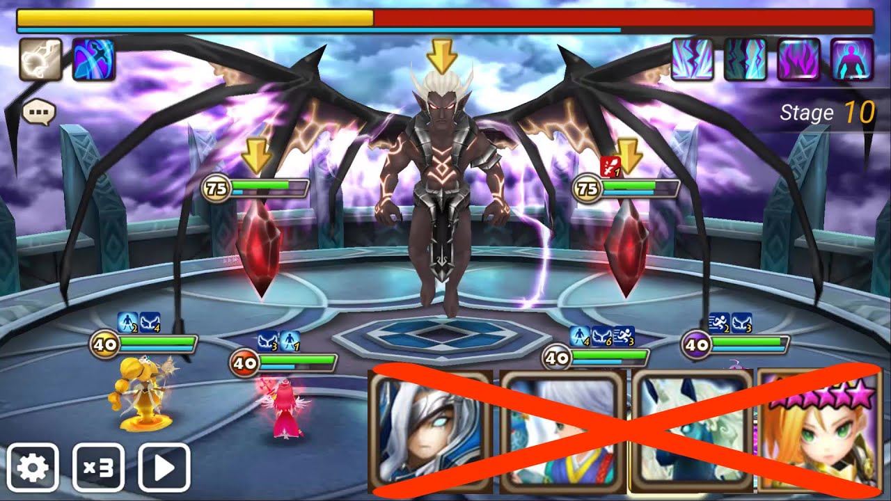 TOA HELL STAGE 10 NOVEMBER 3★ TEAM 2 (SUMMONERS WAR) - W33J
