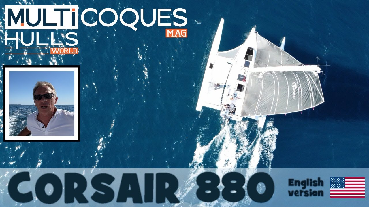 CORSAIR 880 Trimaran - Boat Review Teaser In Follonica, Italy - Multihulls World