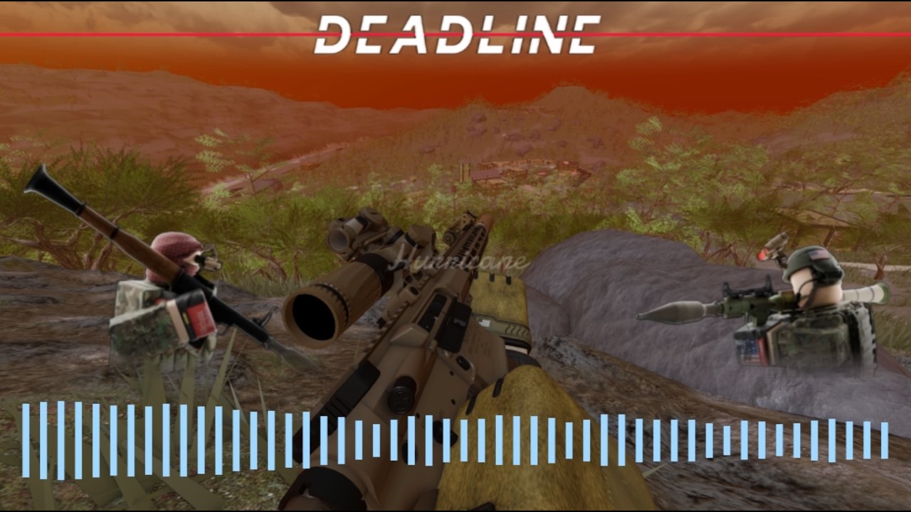 Deadline Combat Ambience - 1 Hour of Warzone Audio (Roblox FPS)