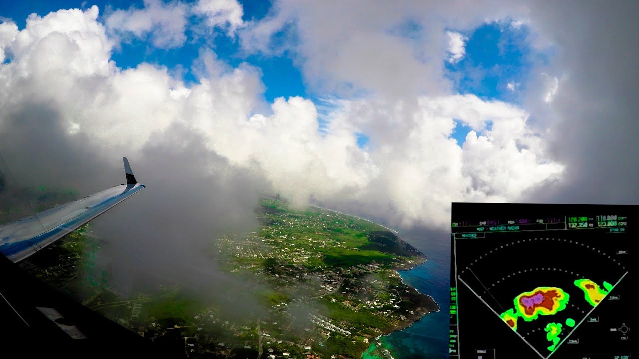 Funnel Cloud on Takeoff MWCR Grand Cayman Phenom 300