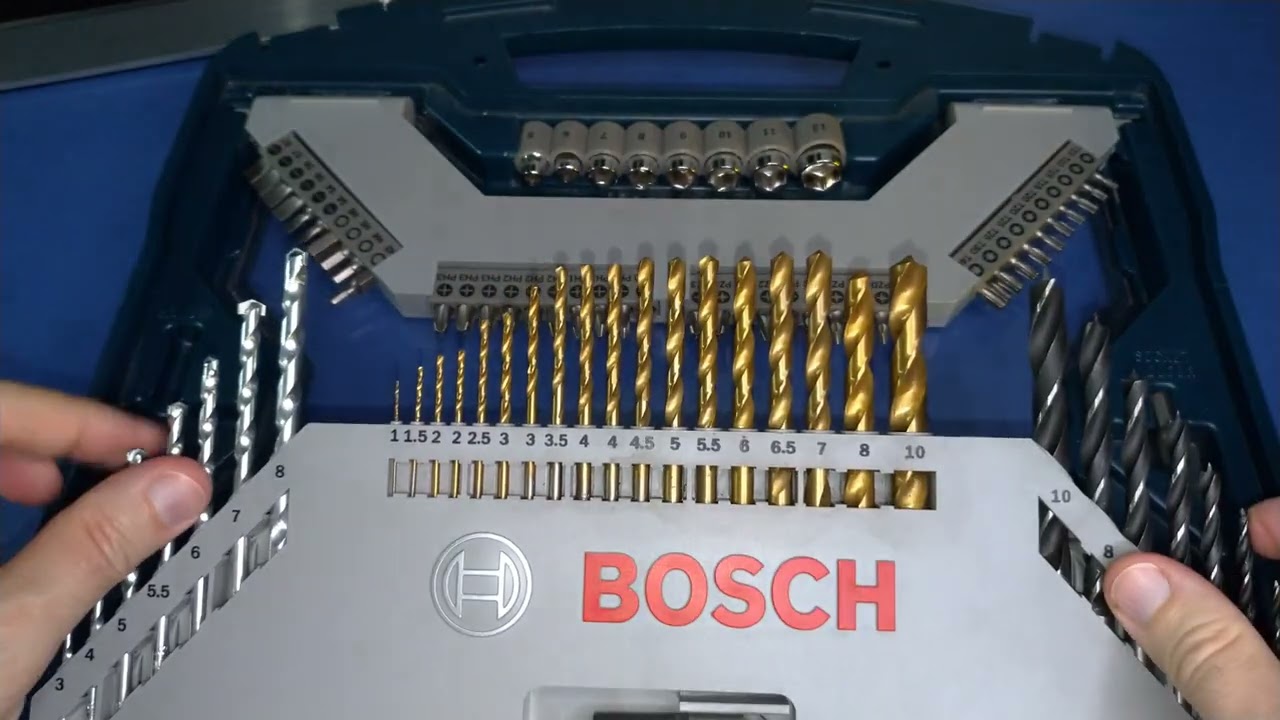 kit ferramentas bosch 103 peças x-line - com maleta
