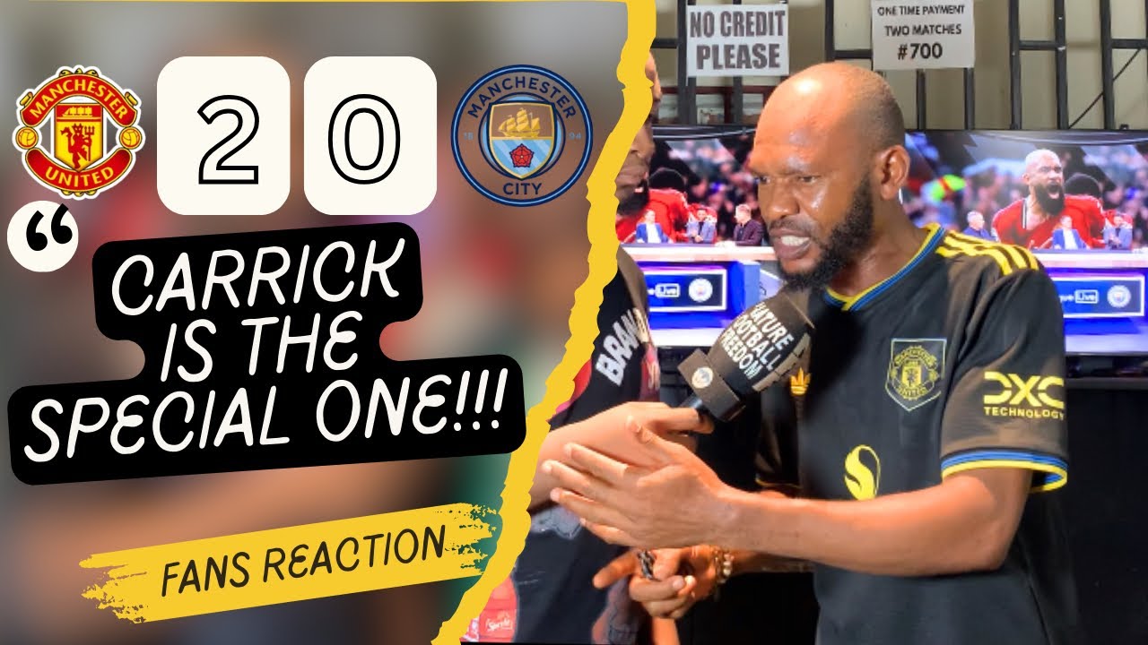 MAN UTD 2-0 MAN CITY (Wilson- NIGERIAN FAN REACTION) premier league 2025/26