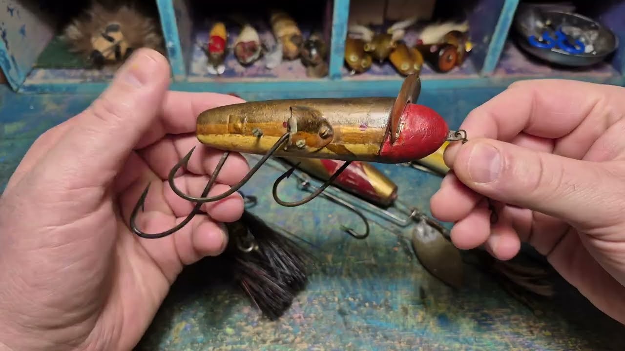 Folk Art Fishing Lures- Musky Baits