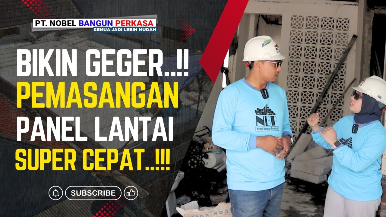 WOW..!!! PANEL LANTAI GRAND ELEPHANT 100m² || PEMASANGAN SUPER CEPAT DAN RAPI..!!!