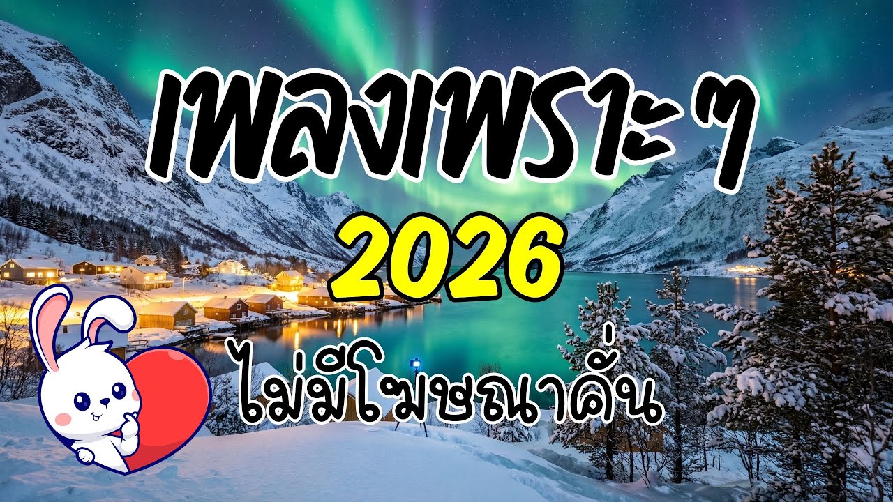 รวมเพลงเพราะๆ ฟังสบาย 2026 [Vol.24] 🎧 ฟังยาวๆ ต่อเนื่อง 🎸(ไม่มีโฆษณาคั่น) | กระต่ายอ้วน ชวนฟัง 🐰