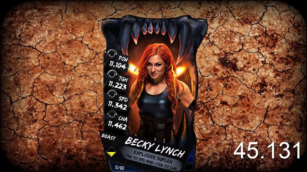 [WWE SUPERCARD] THE BEST AND WORST FEMALES OF BEAST TIER