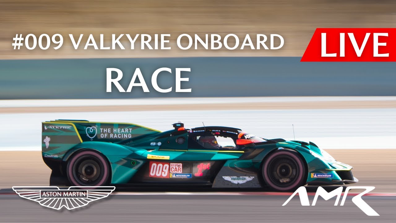Onboard Live Stream - #009 Valkyrie Hypercar | 2025 Bahrain 8 Hours