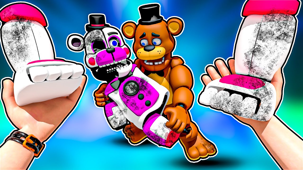 Saving SHATTERED Funtime Freddy in VRCHAT