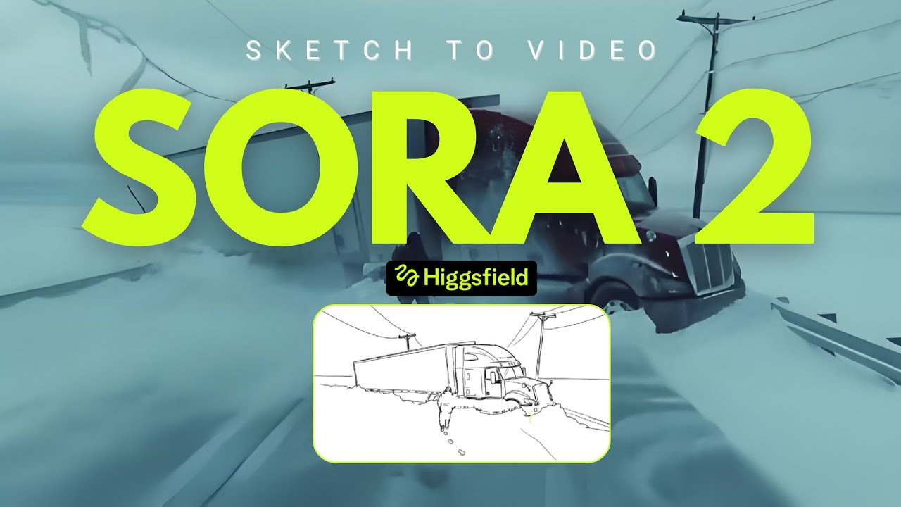 Higgsfield Sketch-to-Video: Turn Doodles into Cinematic Films with Sora 2 AI!