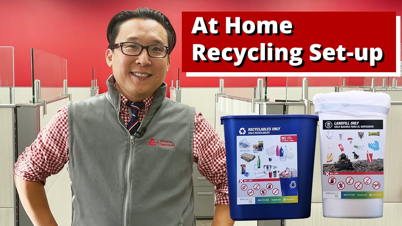 At Home Recycling Set-up