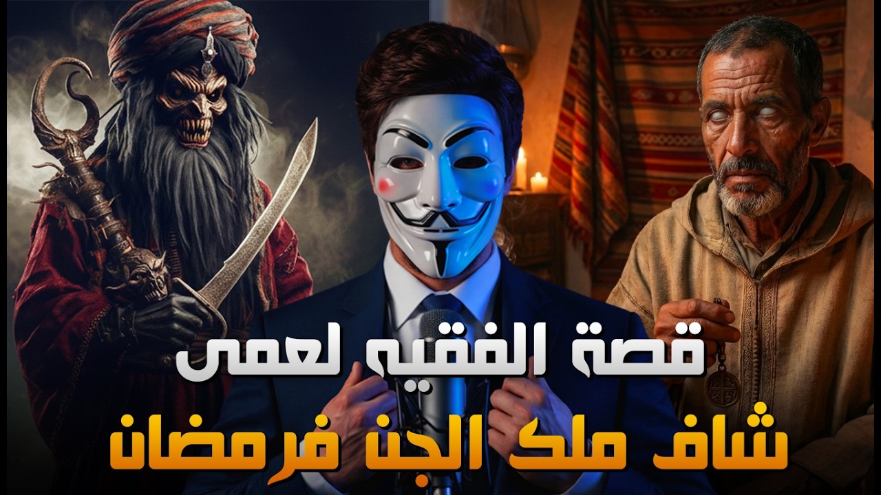 قصة الفقيه العمى اللي شاف الجن فرمضان وهضر معاهوم ( جا عندو ملك الجن ولكن... )
