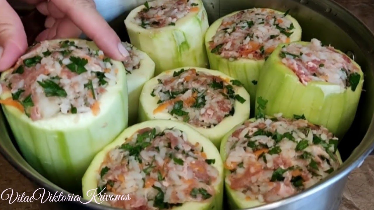 Такі КАБАЧКИ готую усе літо!!! Смачно та корисно.Фаршировані кабачки/ cook ZUCCHINI