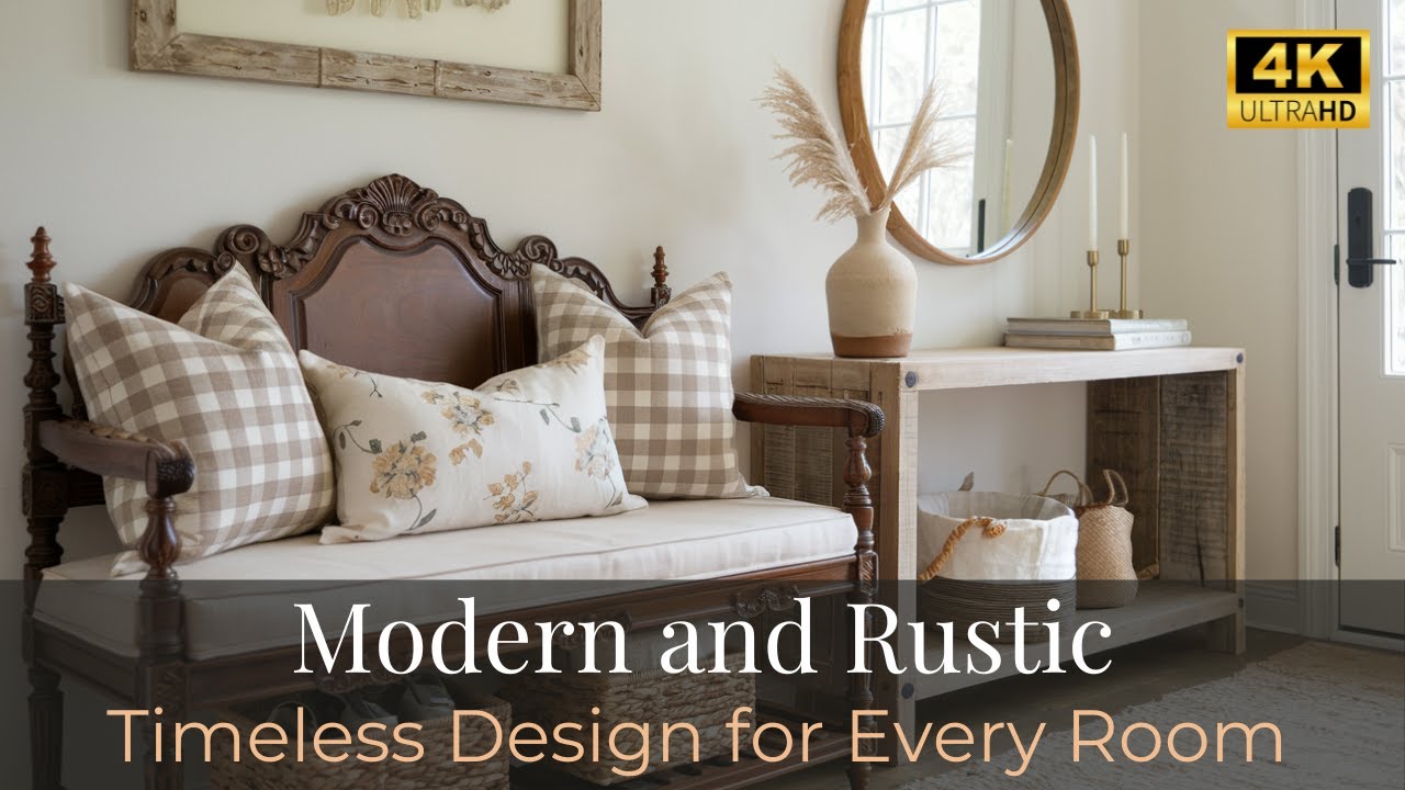 Create a Stylish and Serene Home with Modern Rustic Elegance | Timeless Design Ideas for Every Room