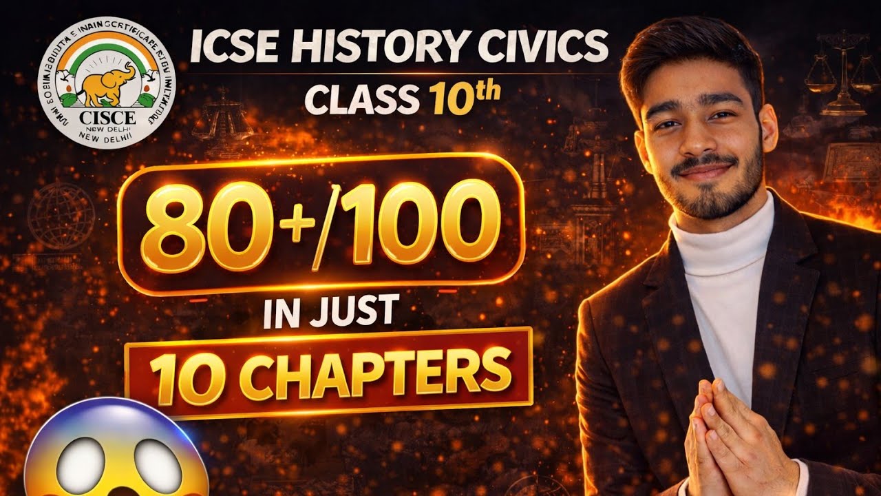 80+/100 in just 10 CHAPTERS 😱😱 || ICSE HISTORY CIVICS PAPER 2026 ||#justiceforicse#icsehistorycivics