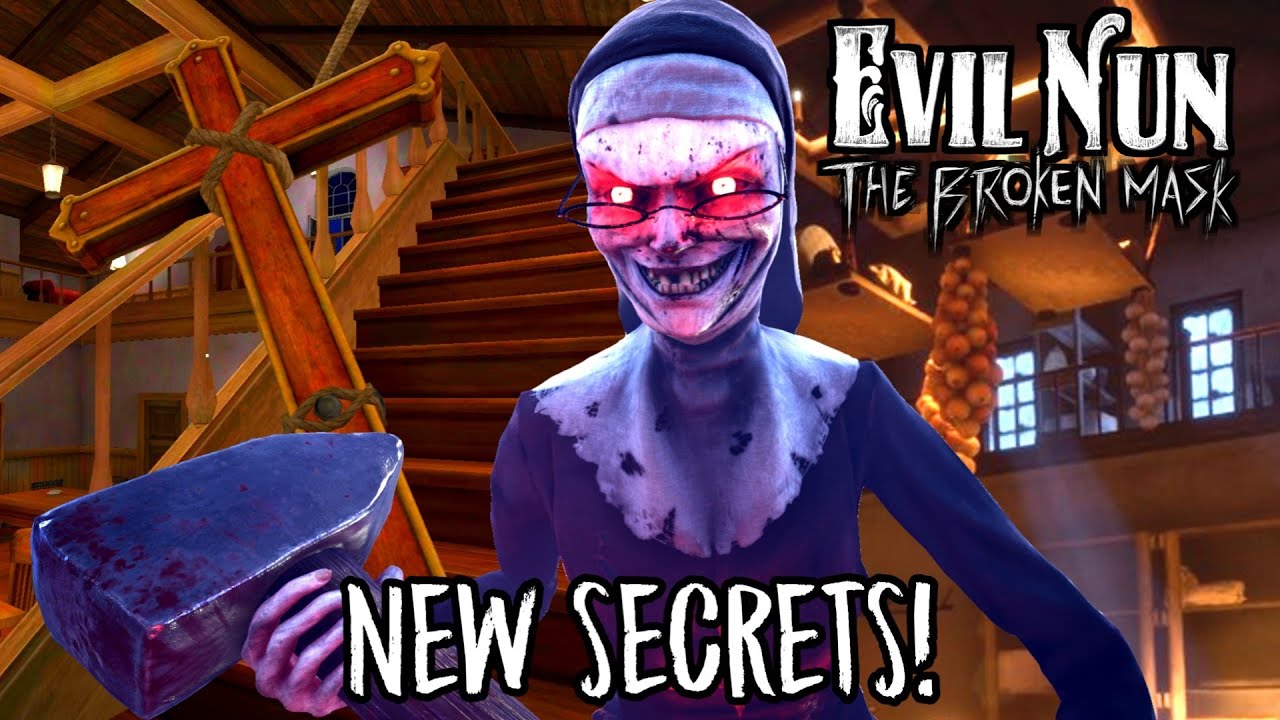 Evil Nun The Broken Mask - Новые ВАЖНЫЕ СЕКРЕТЫ ЧЕРДАКА 😃 Скоро новая глава (English Video)