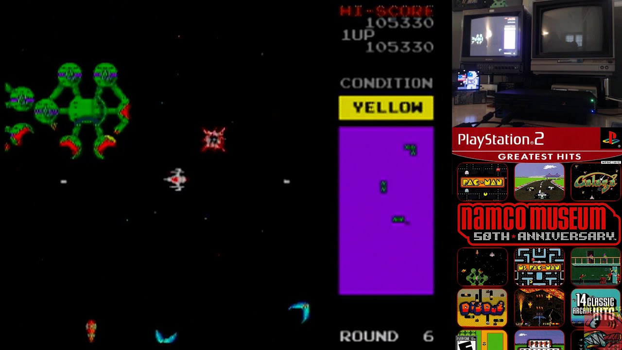 Bosconian (Namco Museum 50th Ann.) [PS2] 122,660