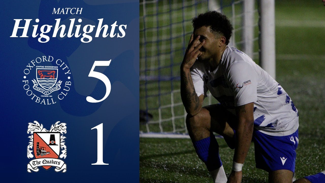 DJ Sturridge Hits Hat-Trick in Five Star Display! | Oxford City 5-1 Darlington | Match Highlights
