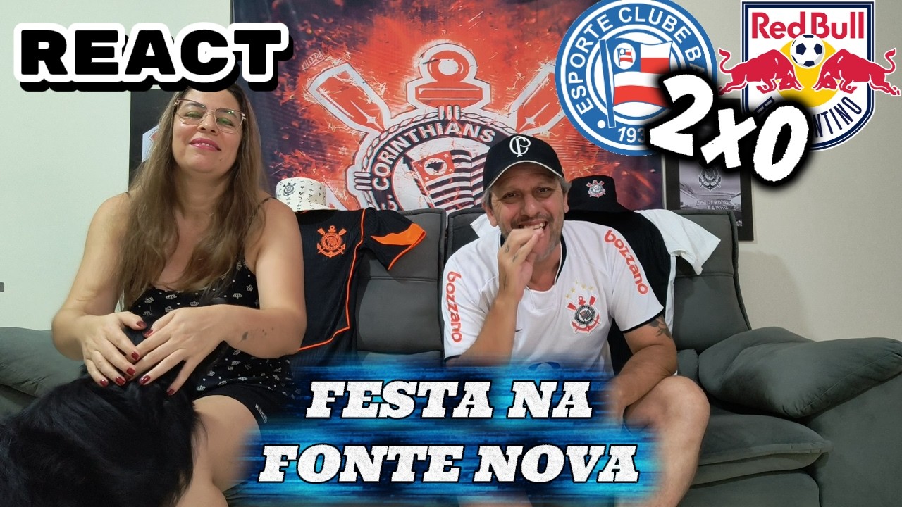 REACT Bahia 2x0 Bragantino - BAHIA VENCE A SEGUNDA SEGUIDA E COLA NOS LÍDERES!