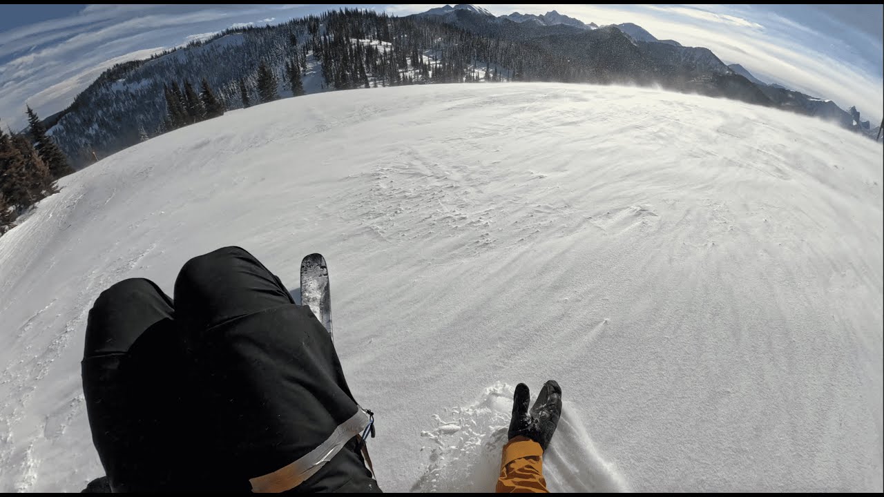 Skiing Manning Park *POV* w/ 100KPH Winds?!