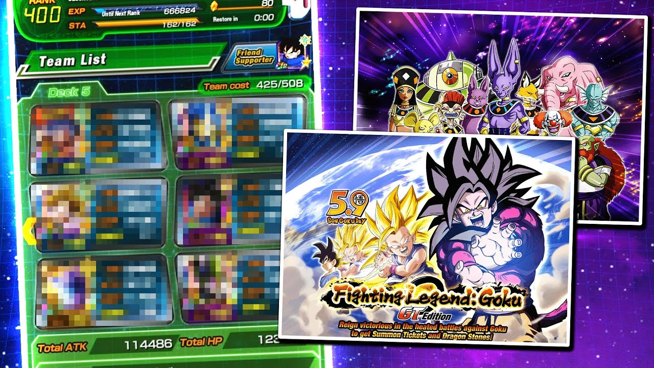 My FINAL Dokkan Team for the GT LGE & God Event
