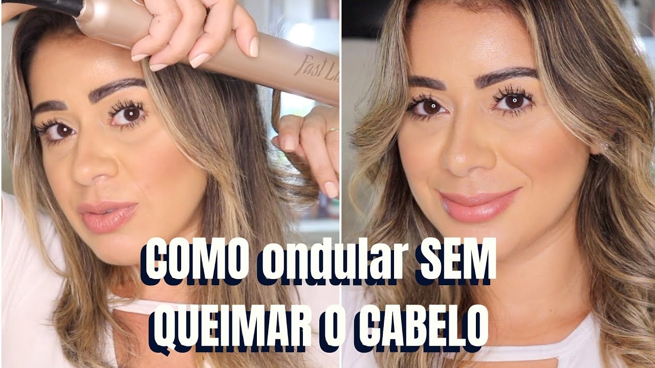 ONDAS NO CABELO USANDO CHAPINHA  3 EM 1