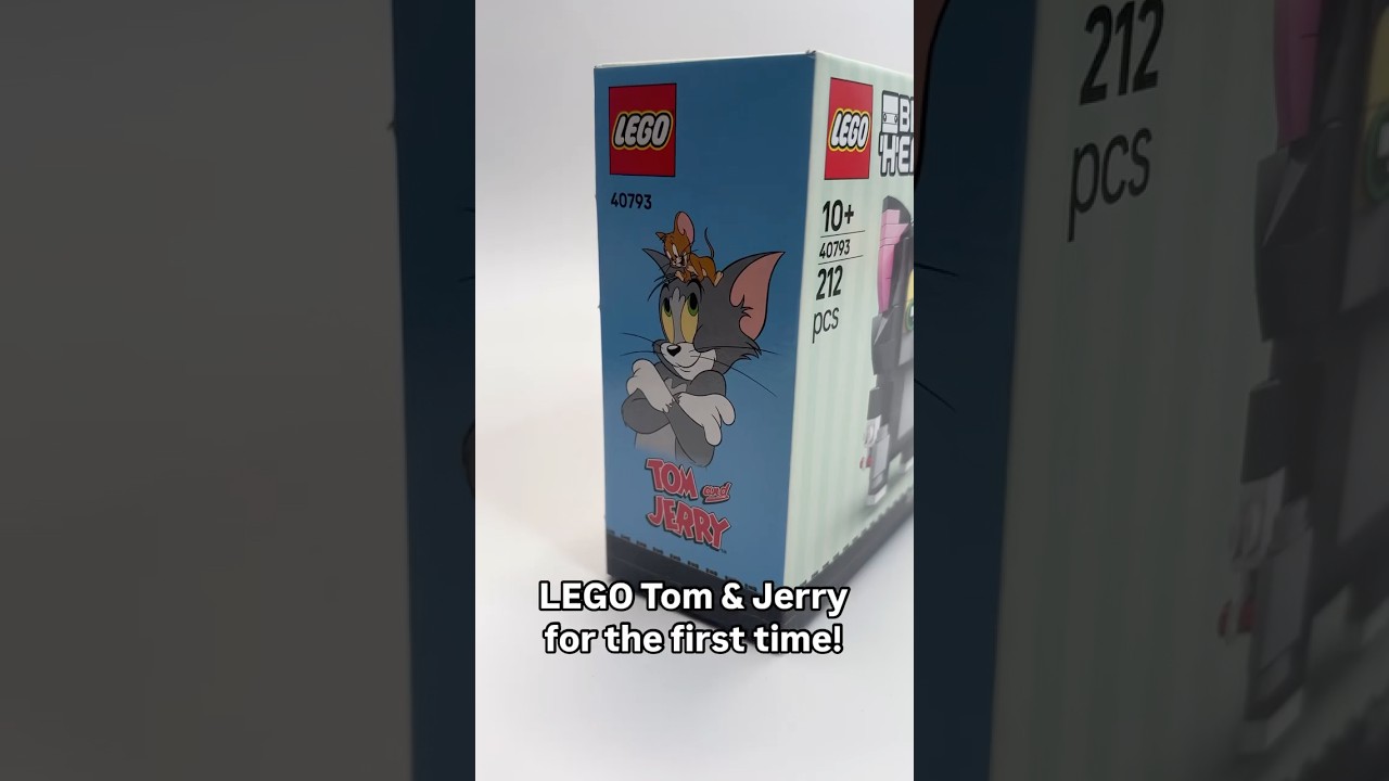 LEGO Tom & Jerry for the first time ever! 😻🐭 #tomandjerry #newlego