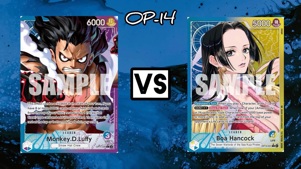 One piece TCG locals UP Luffy vs BY Boa round 2