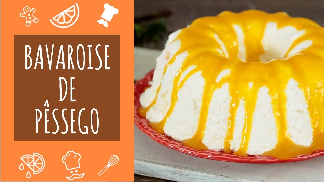 Receita de Bavaroise de Pêssego - TeleCulinária