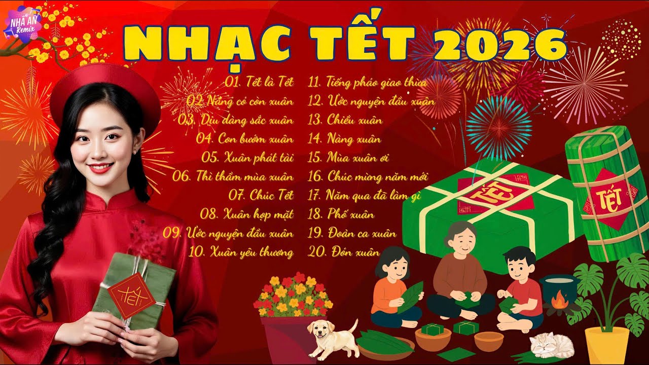 Mở Nhạc To Đón Tết 2026 🧧 Nghe Xuân Sang Thấy Trong Lòng Mình Chứa Chan - Nhạc Tết Không Quảng Cáo