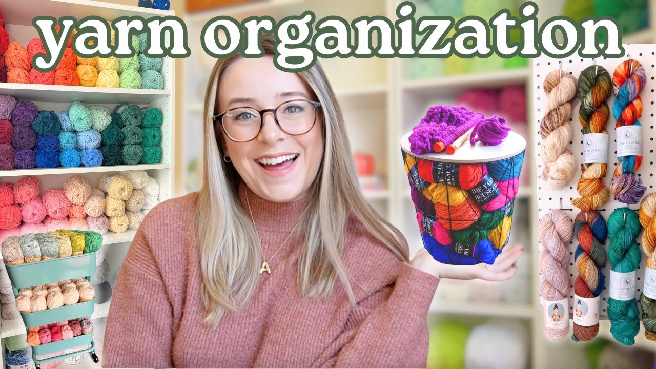How to Organize Your Yarn For Good! 🧶 | Yarn Storage Solutions for ANY Budget!